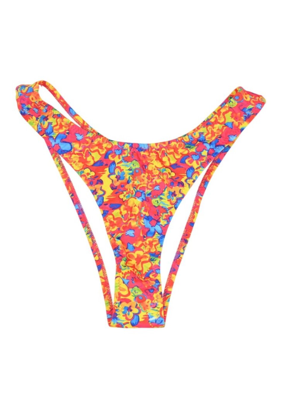 Heavy Manners High Cut Cheeky Bikini Bottom in Jolly Rancher